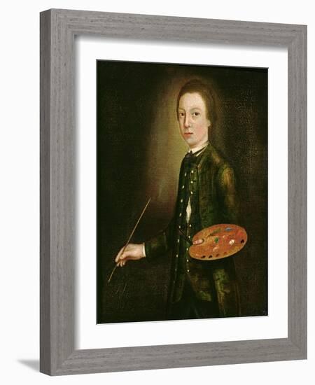 Self Portrait as a Boy, C.1739-Thomas Gainsborough-Framed Giclee Print