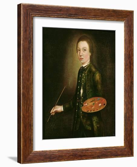 Self Portrait as a Boy, C.1739-Thomas Gainsborough-Framed Giclee Print