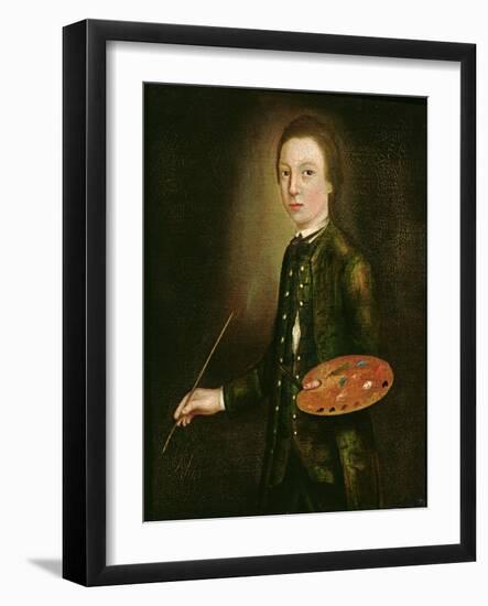 Self Portrait as a Boy, C.1739-Thomas Gainsborough-Framed Giclee Print