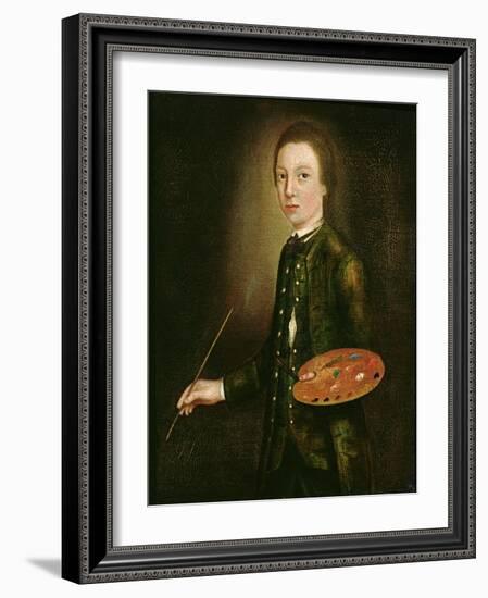 Self Portrait as a Boy, C.1739-Thomas Gainsborough-Framed Giclee Print