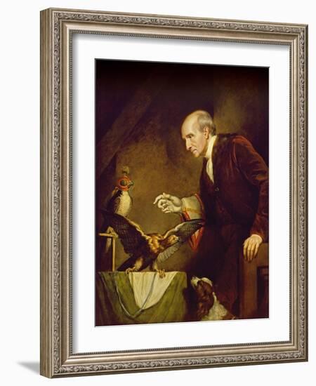 Self Portrait as a Falconer, 1823-James Northcote-Framed Giclee Print