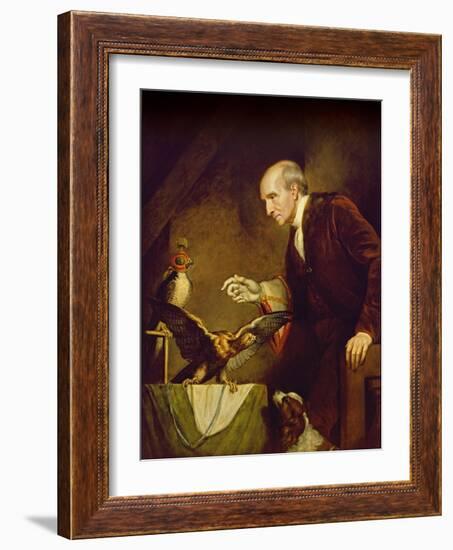 Self Portrait as a Falconer, 1823-James Northcote-Framed Giclee Print