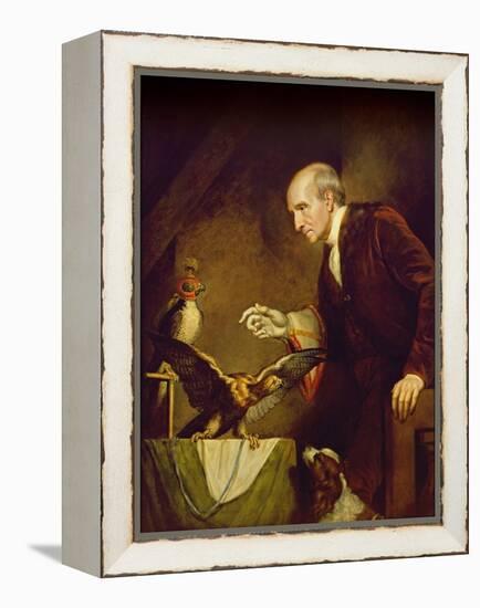 Self Portrait as a Falconer, 1823-James Northcote-Framed Premier Image Canvas