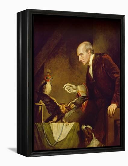 Self Portrait as a Falconer, 1823-James Northcote-Framed Premier Image Canvas