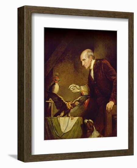 Self Portrait as a Falconer, 1823-James Northcote-Framed Giclee Print