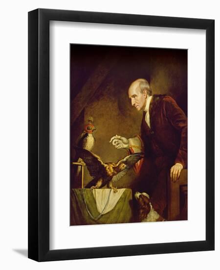 Self Portrait as a Falconer, 1823-James Northcote-Framed Giclee Print