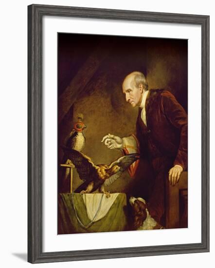 Self Portrait as a Falconer, 1823-James Northcote-Framed Giclee Print