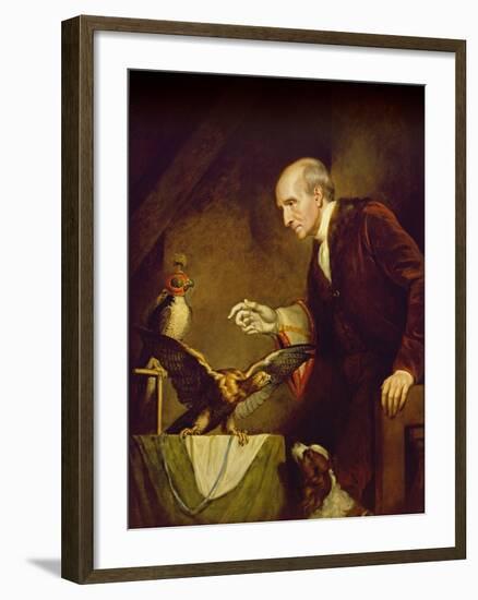 Self Portrait as a Falconer, 1823-James Northcote-Framed Giclee Print