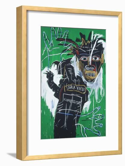 Self-portrait as a Heel Part Two-Jean-Michel Basquiat-Framed Giclee Print