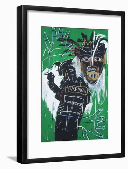 Self-portrait as a Heel Part Two-Jean-Michel Basquiat-Framed Giclee Print