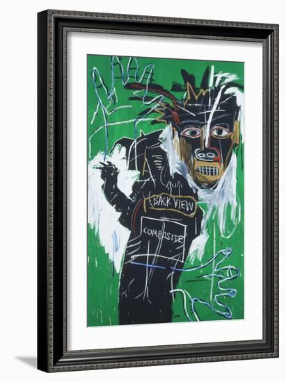 Self-portrait as a Heel Part Two-Jean-Michel Basquiat-Framed Giclee Print