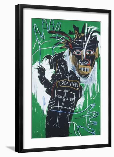 Self-portrait as a Heel Part Two-Jean-Michel Basquiat-Framed Premium Giclee Print