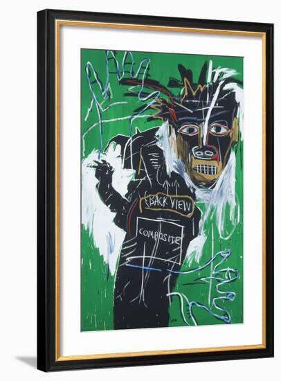 Self-portrait as a Heel Part Two-Jean-Michel Basquiat-Framed Premium Giclee Print