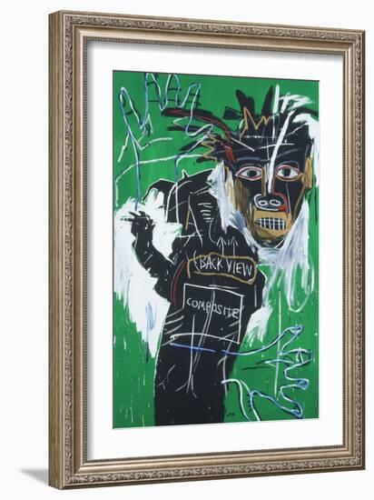 Self-portrait as a Heel Part Two-Jean-Michel Basquiat-Framed Giclee Print