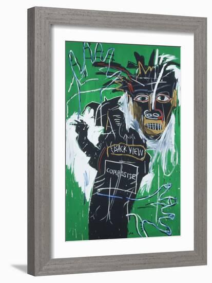 Self-portrait as a Heel Part Two-Jean-Michel Basquiat-Framed Giclee Print