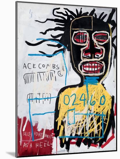 Self-Portrait as a Heel-Jean-Michel Basquiat-Mounted Giclee Print