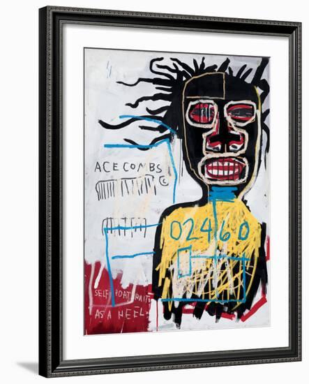 Self-Portrait as a Heel-Jean-Michel Basquiat-Framed Giclee Print