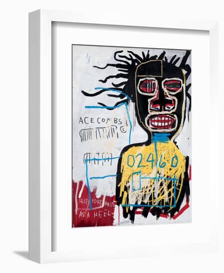 Self-Portrait as a Heel-Jean-Michel Basquiat-Framed Giclee Print