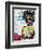 Self-Portrait as a Heel-Jean-Michel Basquiat-Framed Giclee Print