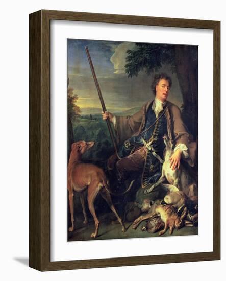 Self Portrait as a Hunter, 1699-Alexandre-Francois Desportes-Framed Giclee Print