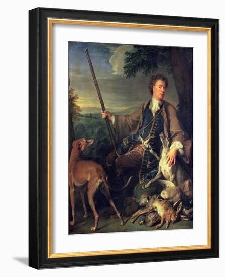 Self Portrait as a Hunter, 1699-Alexandre-Francois Desportes-Framed Giclee Print