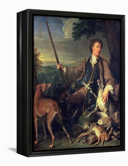Self Portrait as a Hunter, 1699-Alexandre-Francois Desportes-Framed Premier Image Canvas