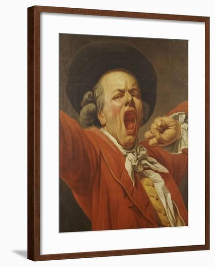 Self-Portrait as a Yawning Man, 1791-Francois-joseph Ducreux-Framed Giclee Print