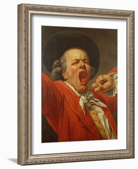 Self Portrait as a Yawning Man, 1791-Joseph Ducreux-Framed Giclee Print