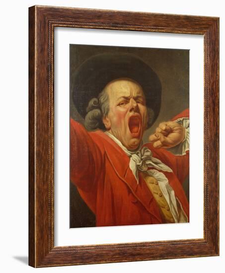 Self Portrait as a Yawning Man, 1791-Joseph Ducreux-Framed Giclee Print