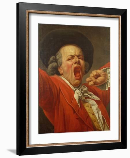 Self Portrait as a Yawning Man, 1791-Joseph Ducreux-Framed Giclee Print