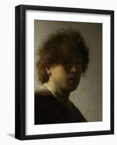 Self Portrait as a Young Man, C.1628-Rembrandt van Rijn-Framed Giclee Print