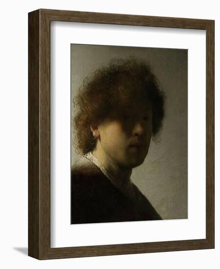 Self Portrait as a Young Man, C.1628-Rembrandt van Rijn-Framed Giclee Print