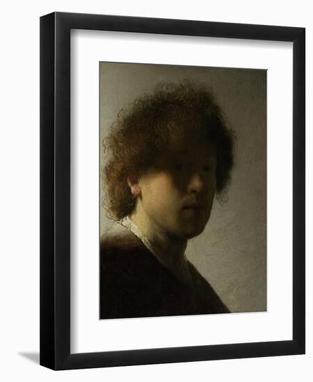 Self Portrait as a Young Man, C.1628-Rembrandt van Rijn-Framed Giclee Print