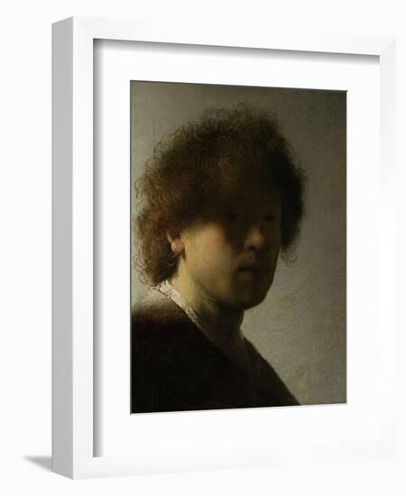 Self Portrait as a Young Man, C.1628-Rembrandt van Rijn-Framed Giclee Print