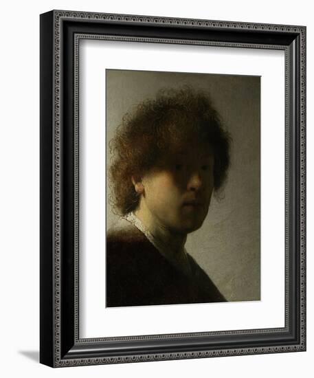 Self Portrait as a Young Man, C.1628-Rembrandt van Rijn-Framed Giclee Print