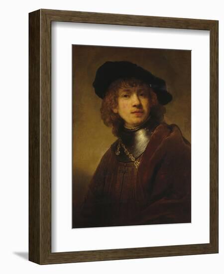 Self-Portrait as a Young Man-Rembrandt van Rijn-Framed Giclee Print