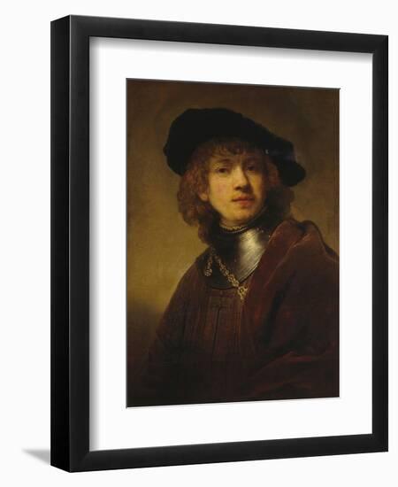 Self-Portrait as a Young Man-Rembrandt van Rijn-Framed Giclee Print