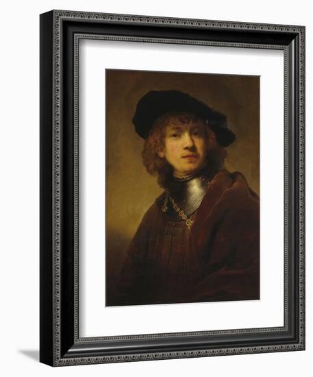 Self-Portrait as a Young Man-Rembrandt van Rijn-Framed Giclee Print