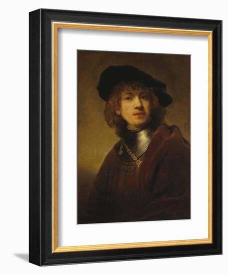 Self-Portrait as a Young Man-Rembrandt van Rijn-Framed Giclee Print