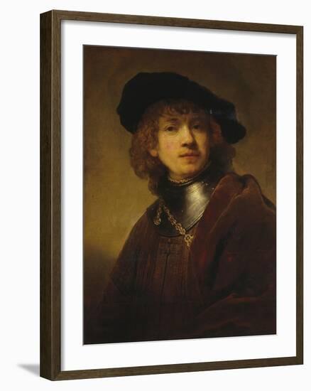 Self-Portrait as a Young Man-Rembrandt van Rijn-Framed Giclee Print