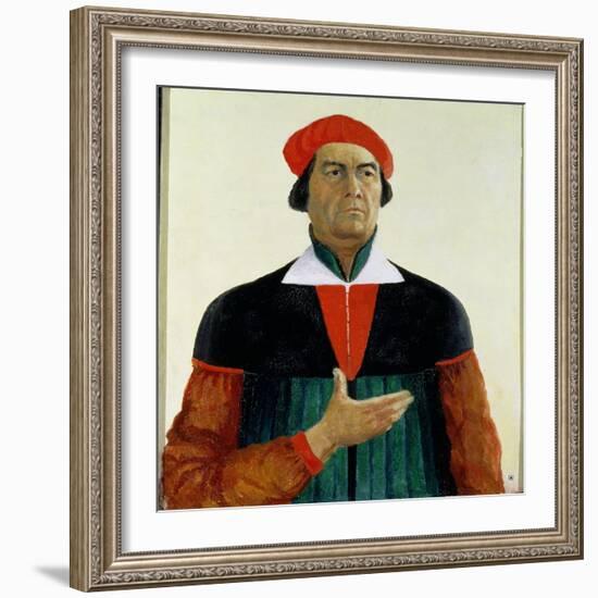 Self Portrait as an Artist, 1933-Kasimir Malevich-Framed Giclee Print