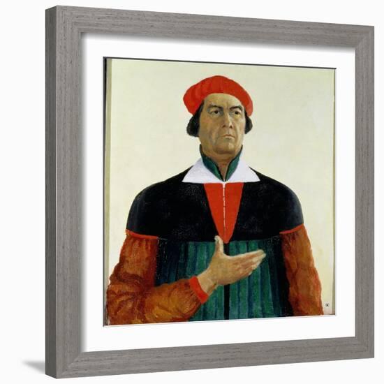 Self Portrait as an Artist, 1933-Kasimir Malevich-Framed Giclee Print