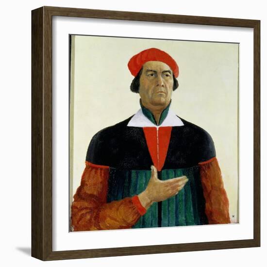 Self Portrait as an Artist, 1933-Kasimir Malevich-Framed Giclee Print