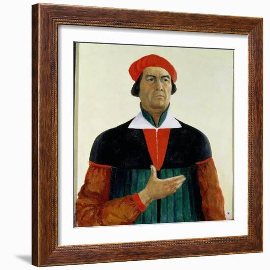 Self Portrait as an Artist, 1933-Kasimir Malevich-Framed Giclee Print