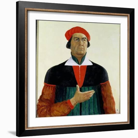 Self Portrait as an Artist, 1933-Kasimir Malevich-Framed Giclee Print