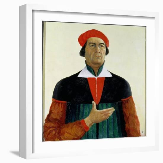 Self Portrait as an Artist, 1933-Kasimir Malevich-Framed Giclee Print