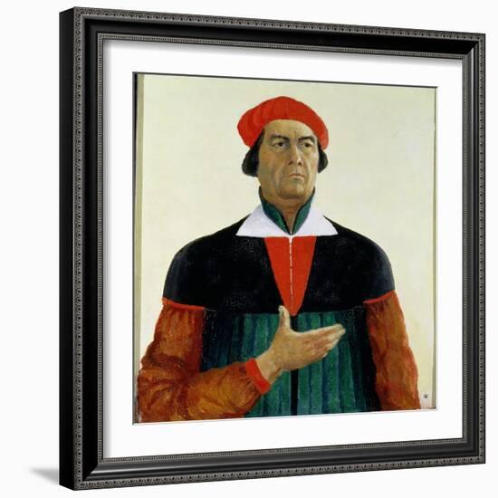 Self Portrait as an Artist, 1933-Kasimir Malevich-Framed Giclee Print