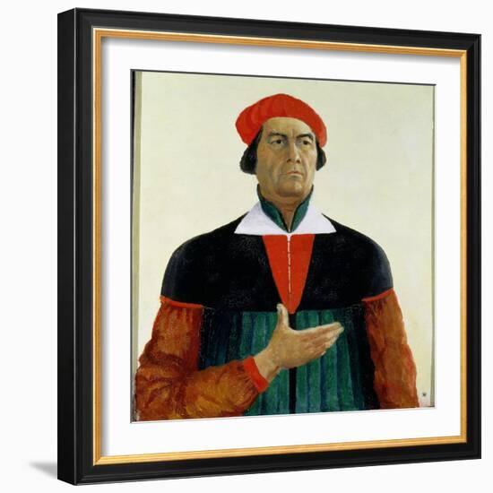 Self Portrait as an Artist, 1933-Kasimir Malevich-Framed Giclee Print