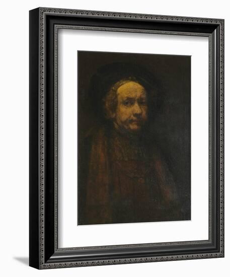 Self-Portrait as an Old Man-Rembrandt van Rijn-Framed Giclee Print