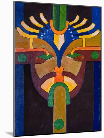 Self-Portrait as One of My Early Ancestors in a Sanctuary, 2007-Jan Groneberg-Mounted Giclee Print